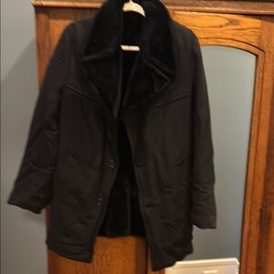 Gucci Women's Elegant Black Pea Coat